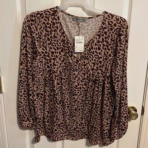 Cheetah print top